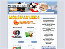Tablet Screenshot of mousepadhouse.com